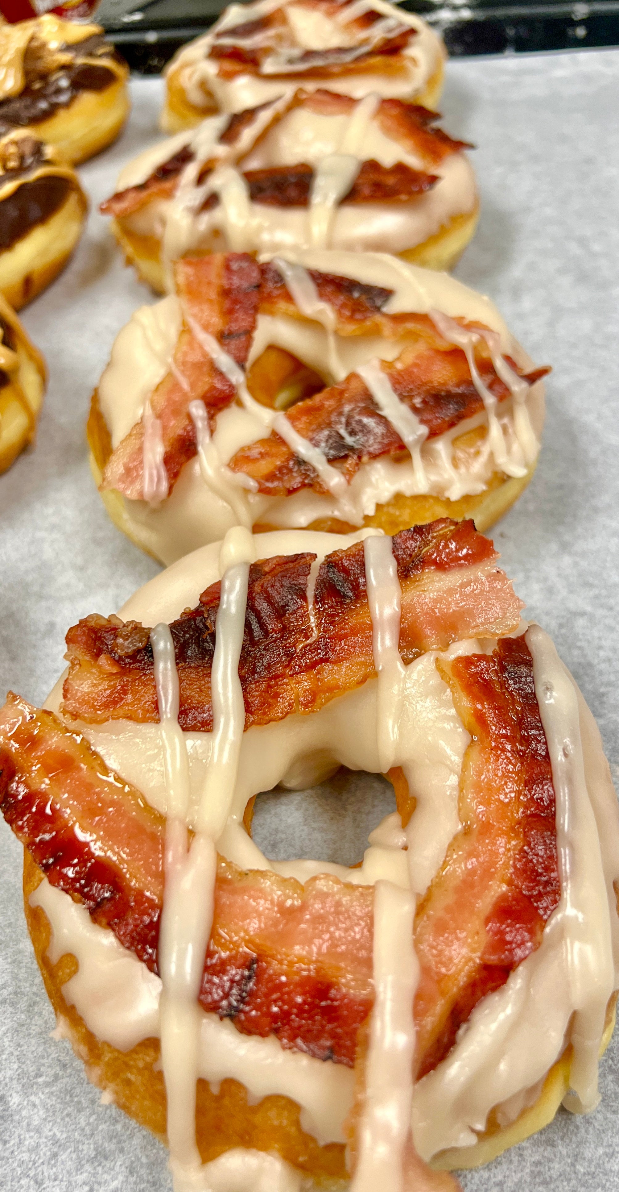 Maple Bacon Donut Okaloosa Donuts Artisan donuts and pastry, made