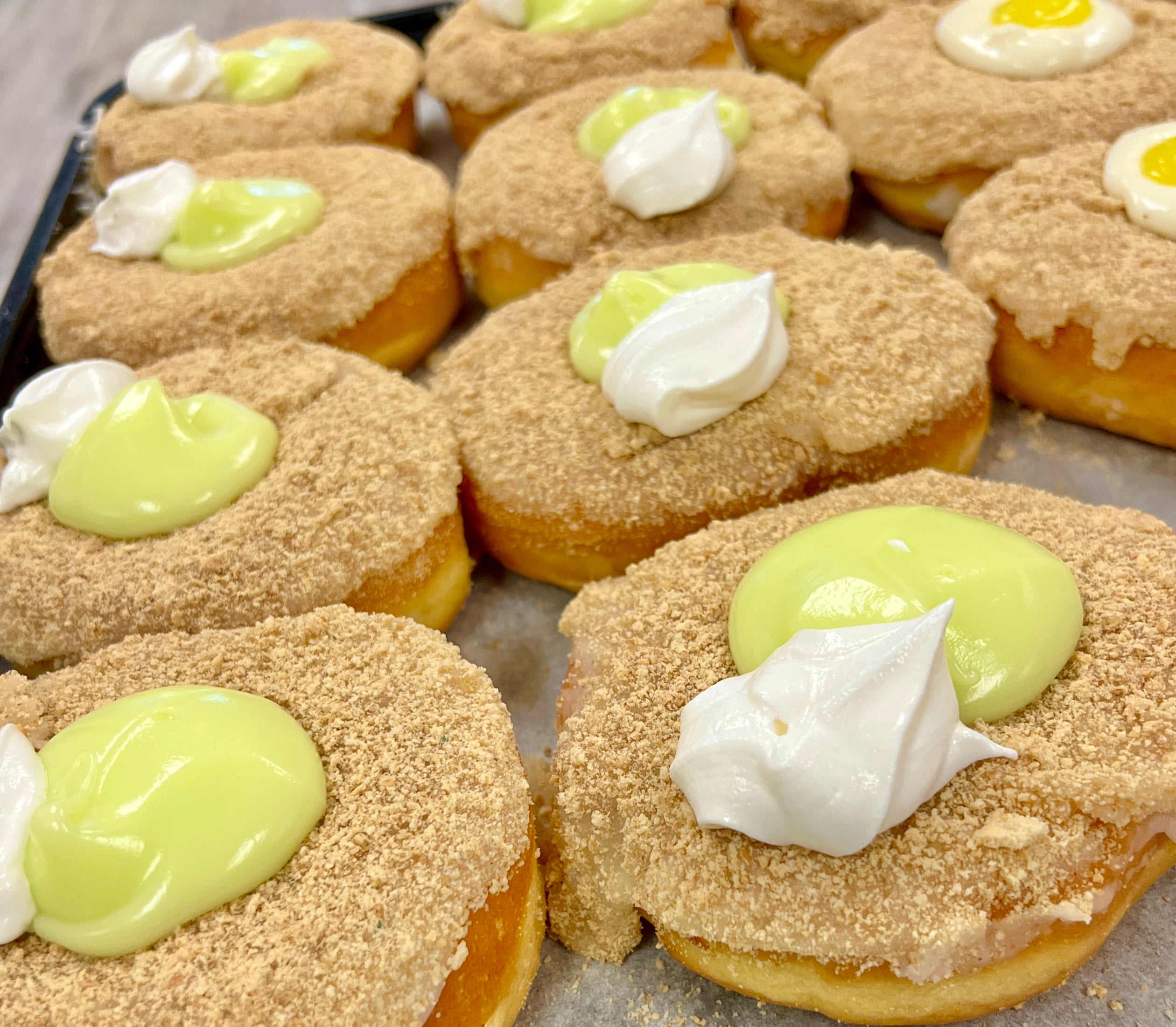 KeyLime Okaloosa Yummies (Donuts) Gourmet Donuts, Artisan Italian